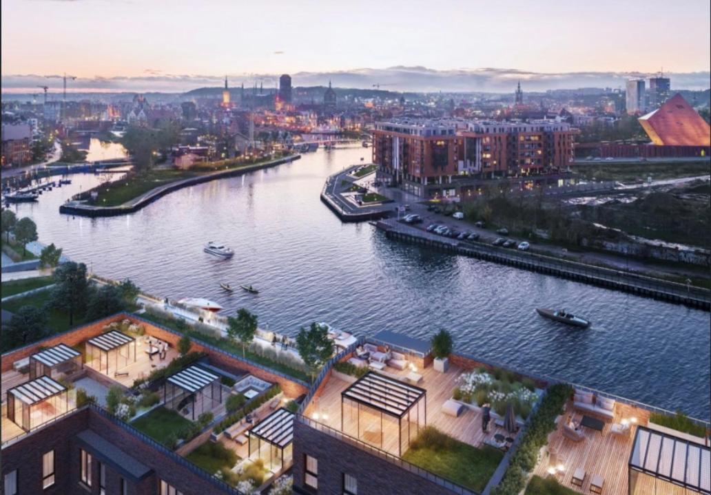 Apartament Gdansk Premium Lux Nadmotlawie Exteriör bild