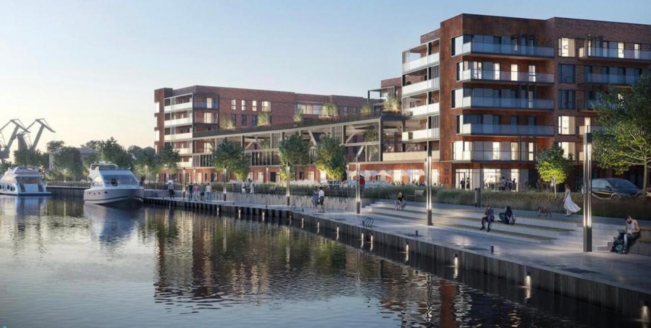 Apartament Gdansk Premium Lux Nadmotlawie Exteriör bild